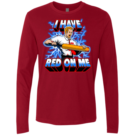 T-Shirts Cardinal / Small I have red on me Men's Premium Long Sleeve