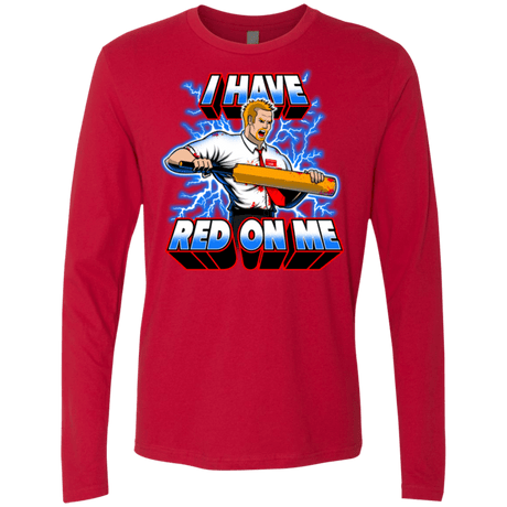 T-Shirts Red / Small I have red on me Men's Premium Long Sleeve
