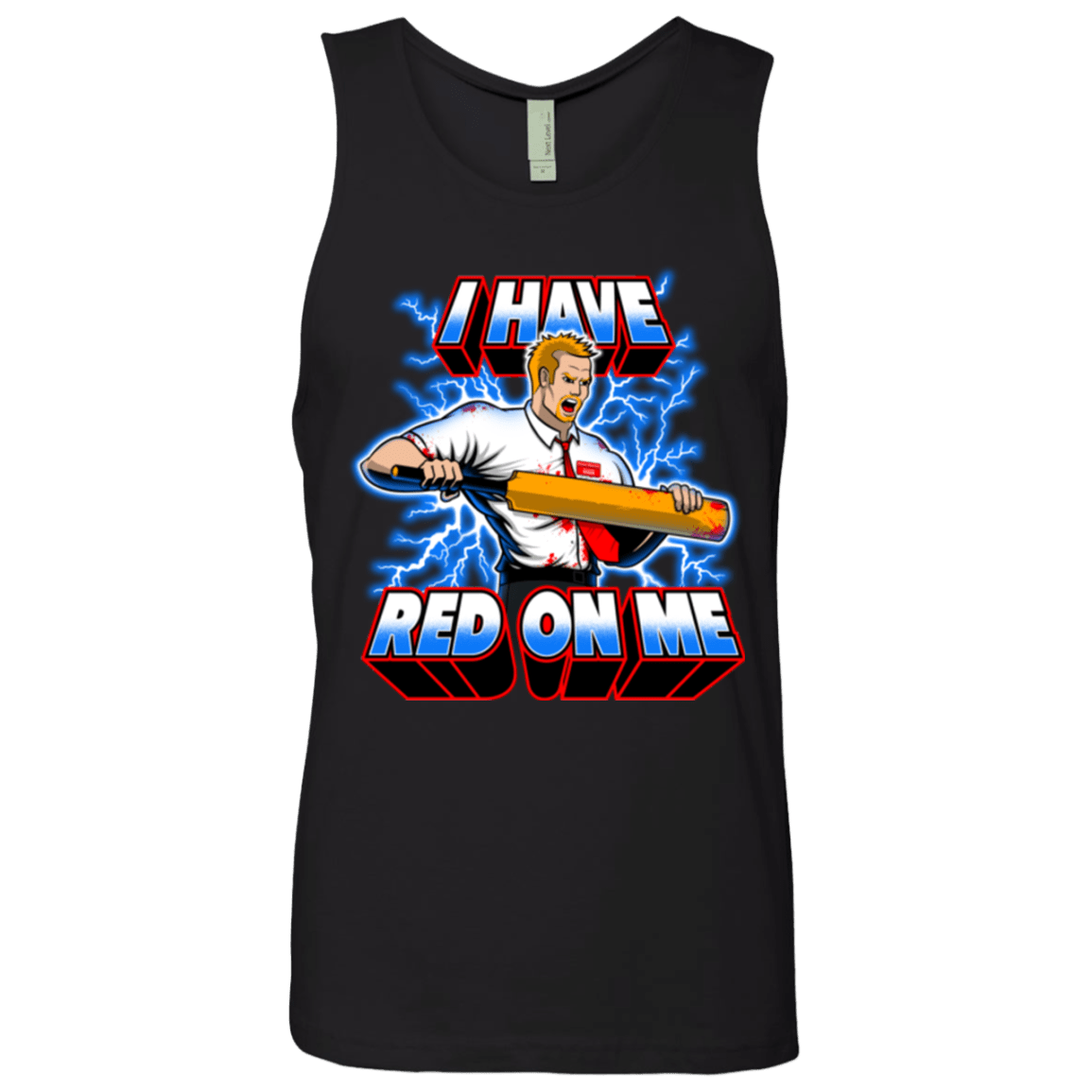 T-Shirts Black / Small I have red on me Men's Premium Tank Top