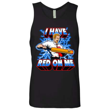 T-Shirts Black / Small I have red on me Men's Premium Tank Top