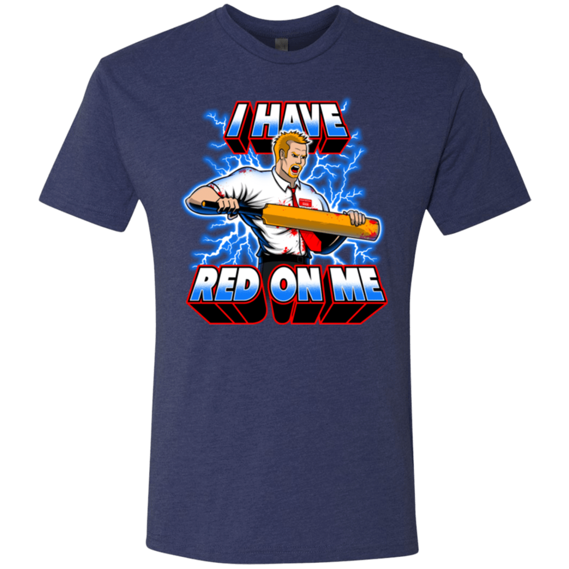 T-Shirts Vintage Navy / Small I have red on me Men's Triblend T-Shirt