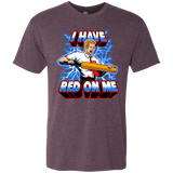 T-Shirts Vintage Purple / Small I have red on me Men's Triblend T-Shirt