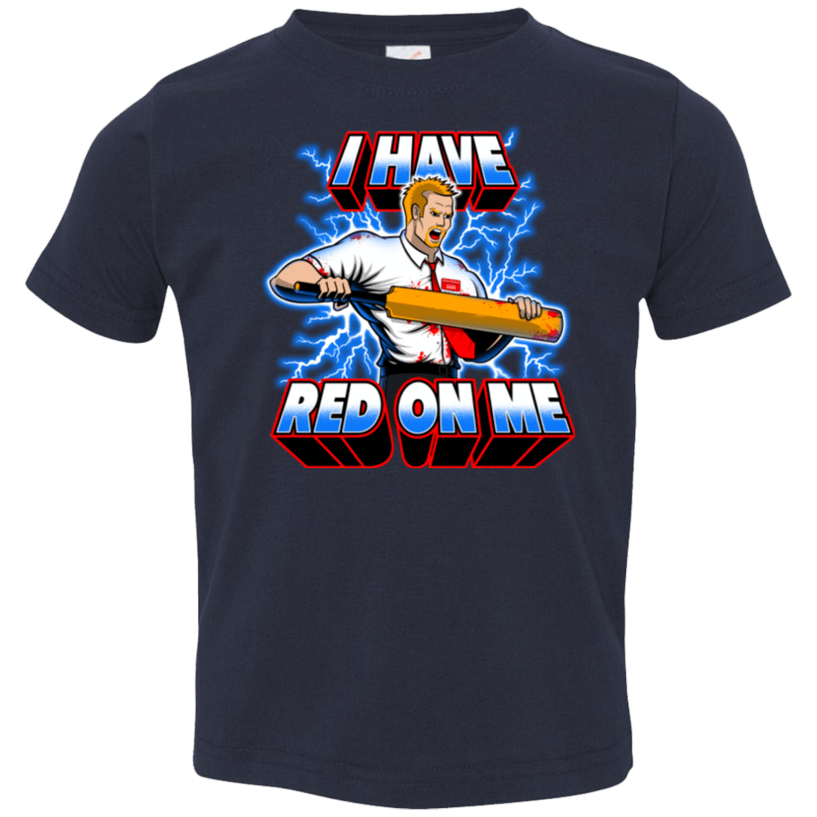 T-Shirts Navy / 2T I have red on me Toddler Premium T-Shirt