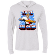 T-Shirts Heather White / X-Small I have red on me Triblend Long Sleeve Hoodie Tee