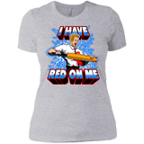 T-Shirts Heather Grey / X-Small I have red on me Women's Premium T-Shirt