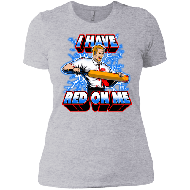 T-Shirts Heather Grey / X-Small I have red on me Women's Premium T-Shirt