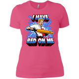 T-Shirts Hot Pink / X-Small I have red on me Women's Premium T-Shirt