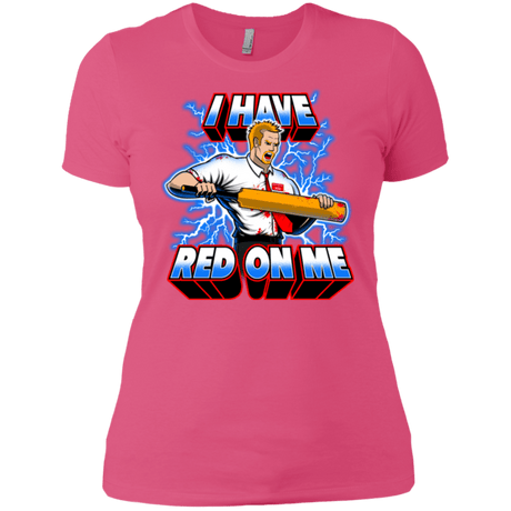 T-Shirts Hot Pink / X-Small I have red on me Women's Premium T-Shirt