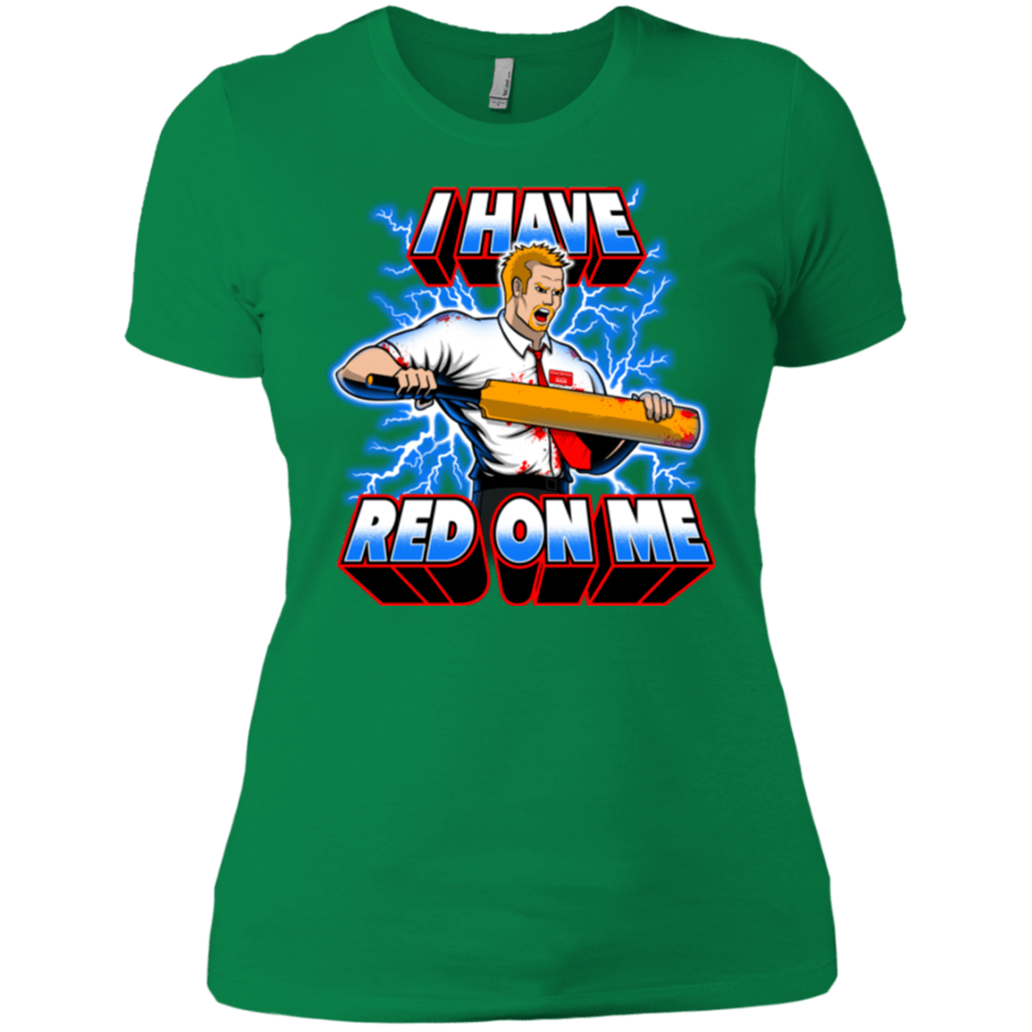 T-Shirts Kelly Green / X-Small I have red on me Women's Premium T-Shirt