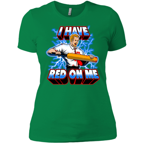 T-Shirts Kelly Green / X-Small I have red on me Women's Premium T-Shirt