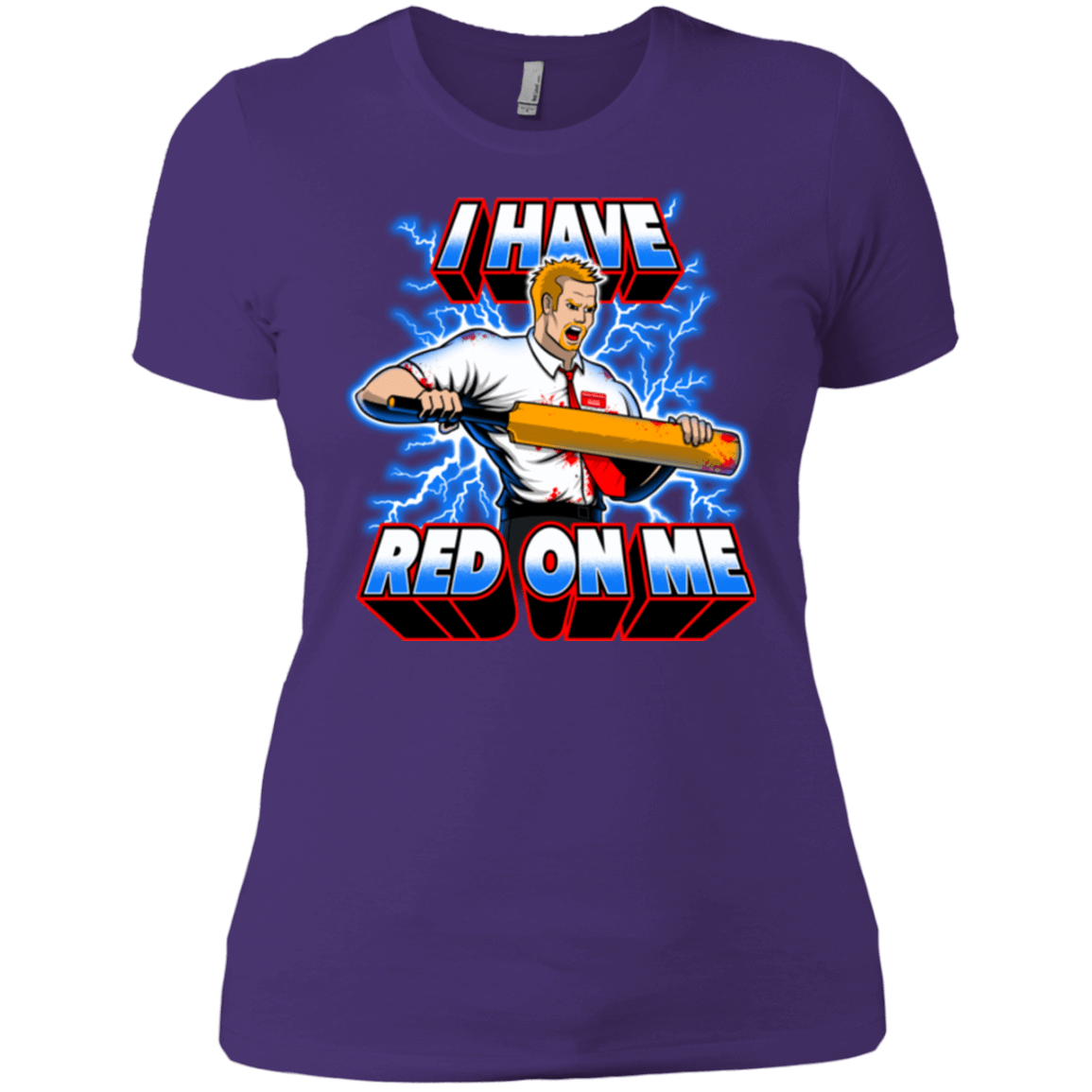 T-Shirts Purple / X-Small I have red on me Women's Premium T-Shirt