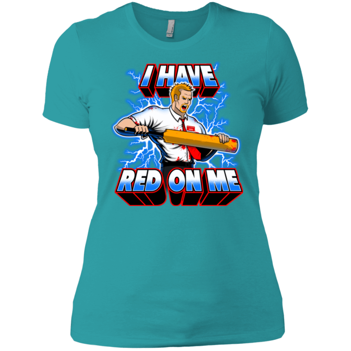 T-Shirts Tahiti Blue / X-Small I have red on me Women's Premium T-Shirt