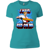 T-Shirts Tahiti Blue / X-Small I have red on me Women's Premium T-Shirt