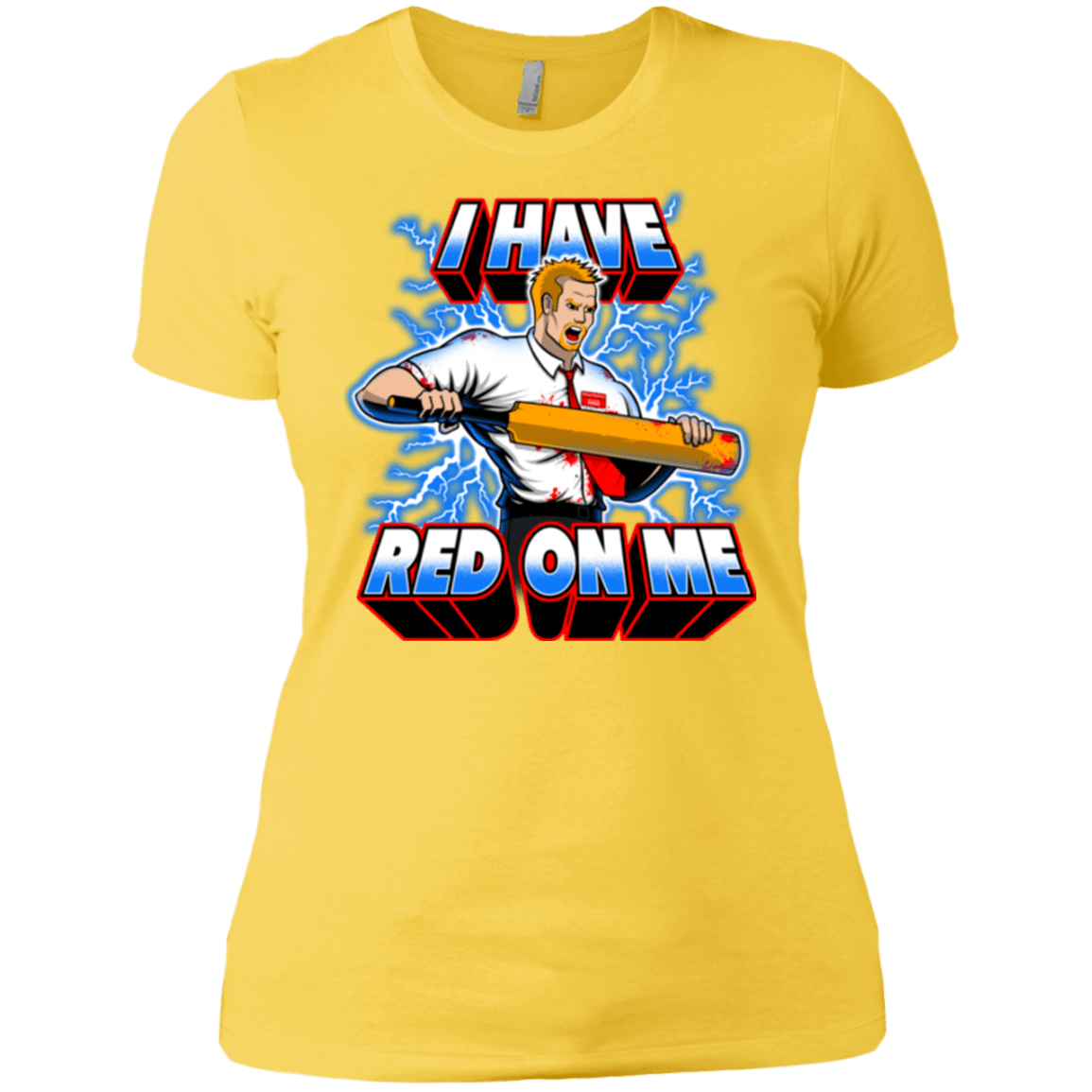 T-Shirts Vibrant Yellow / X-Small I have red on me Women's Premium T-Shirt