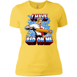 T-Shirts Vibrant Yellow / X-Small I have red on me Women's Premium T-Shirt