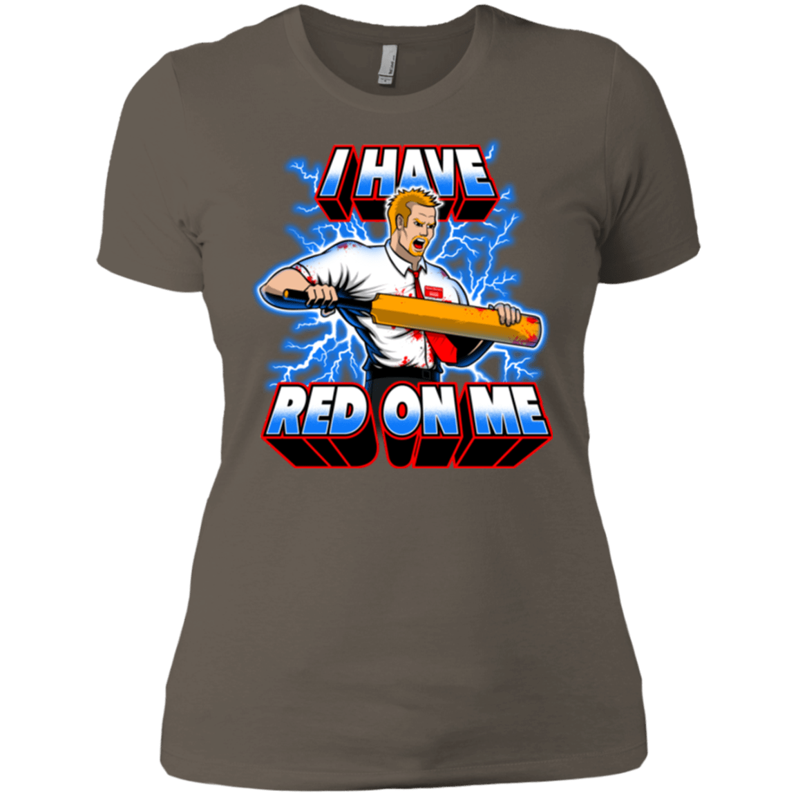T-Shirts Warm Grey / X-Small I have red on me Women's Premium T-Shirt