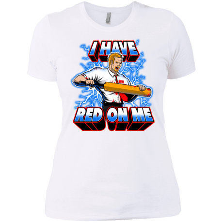 T-Shirts White / X-Small I have red on me Women's Premium T-Shirt
