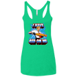 T-Shirts Envy / X-Small I have red on me Women's Triblend Racerback Tank