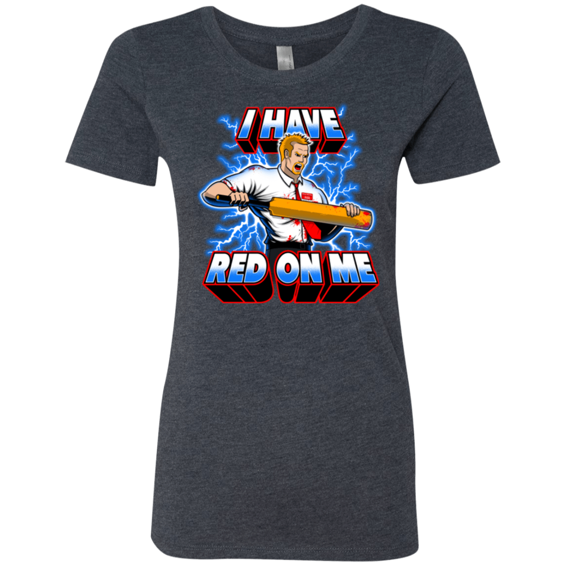 T-Shirts Vintage Navy / Small I have red on me Women's Triblend T-Shirt