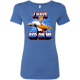 T-Shirts Vintage Royal / Small I have red on me Women's Triblend T-Shirt