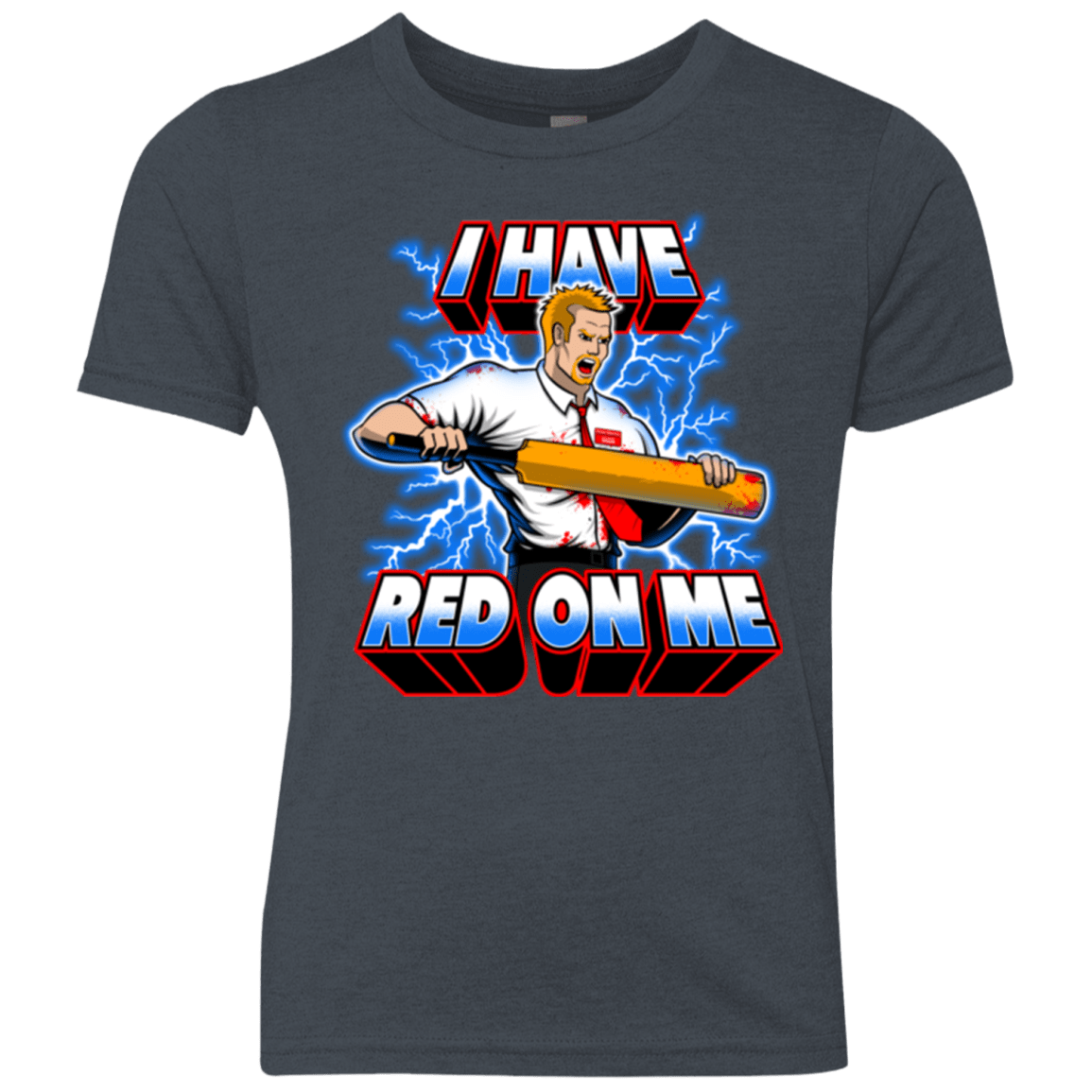 T-Shirts Vintage Navy / YXS I have red on me Youth Triblend T-Shirt