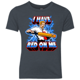 T-Shirts Vintage Navy / YXS I have red on me Youth Triblend T-Shirt