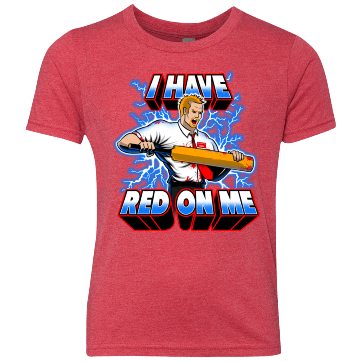 T-Shirts Vintage Red / YXS I have red on me Youth Triblend T-Shirt