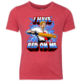 T-Shirts Vintage Red / YXS I have red on me Youth Triblend T-Shirt