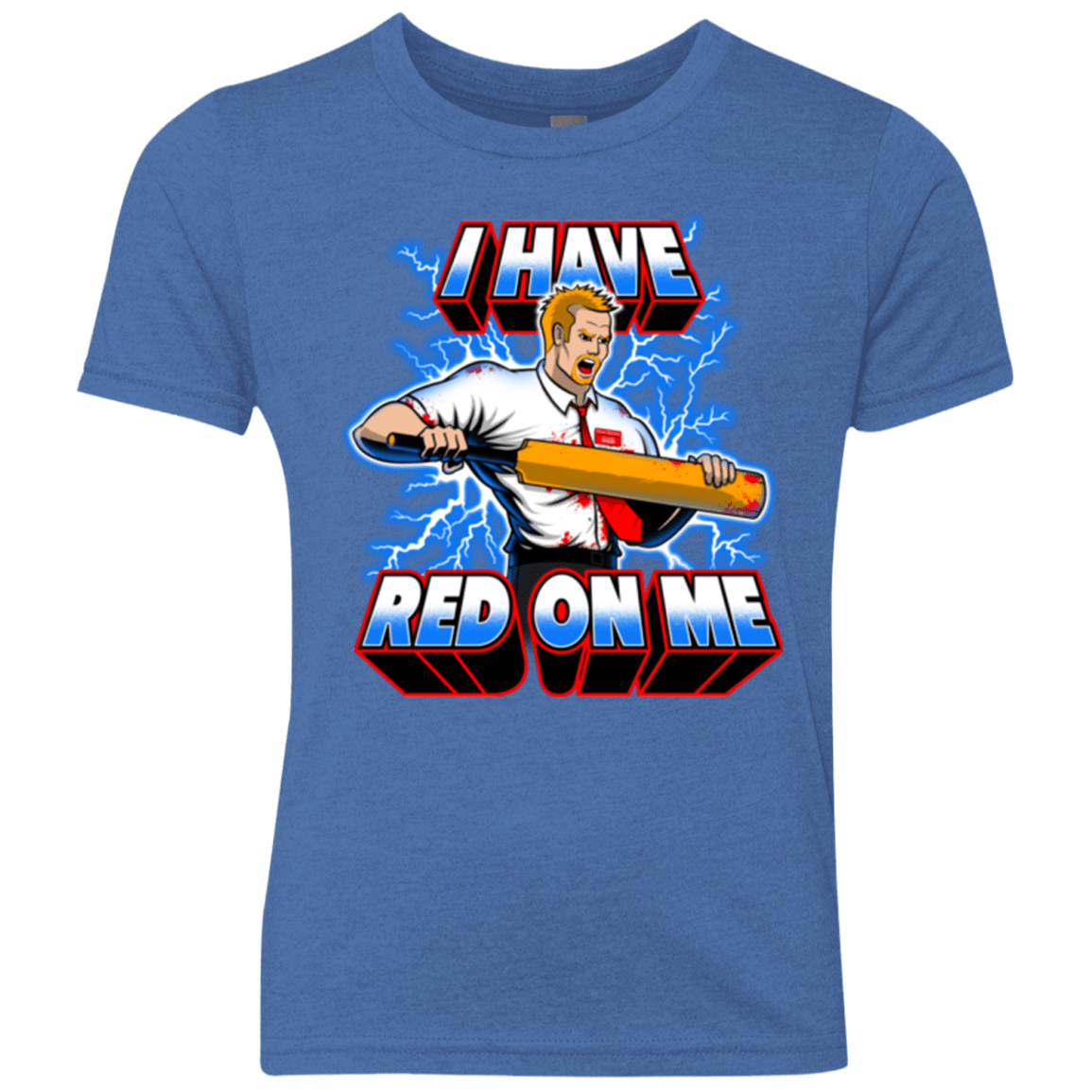 T-Shirts Vintage Royal / YXS I have red on me Youth Triblend T-Shirt