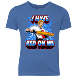 T-Shirts Vintage Royal / YXS I have red on me Youth Triblend T-Shirt