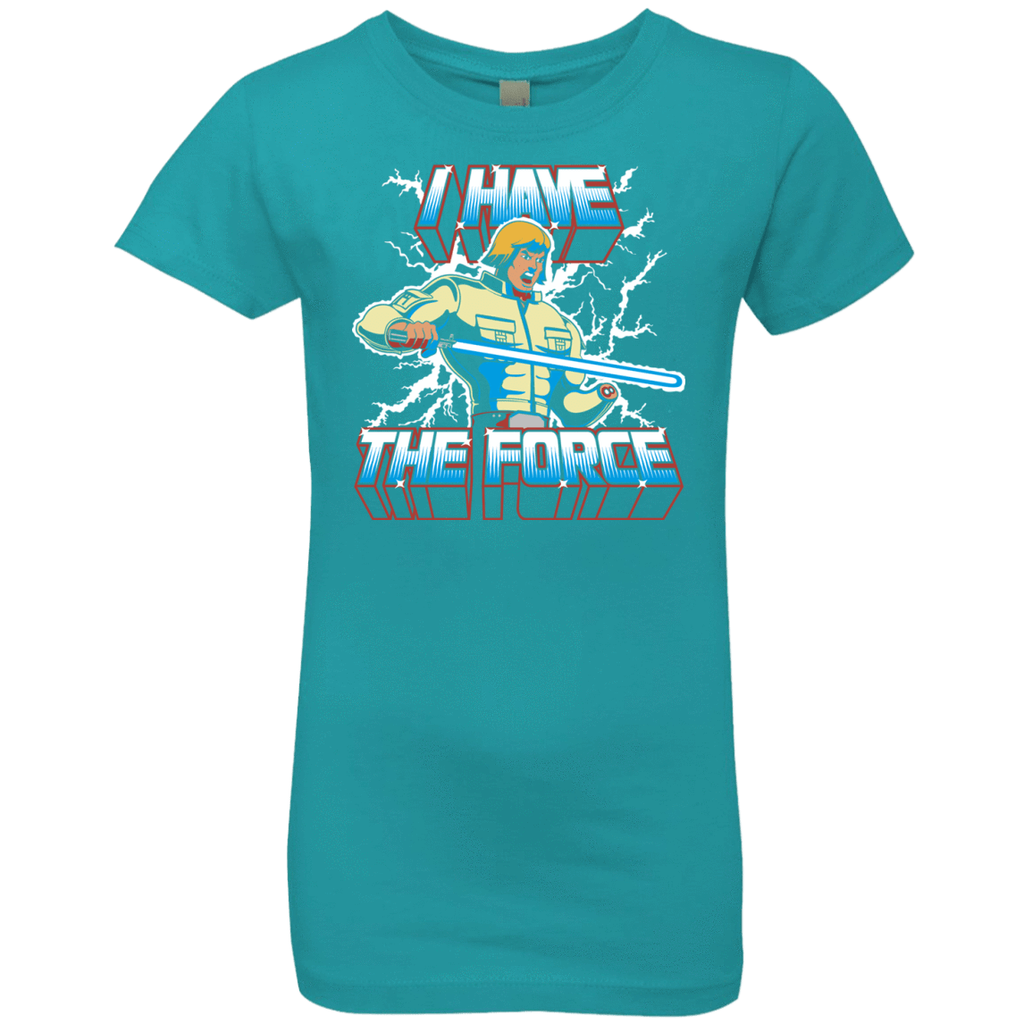 T-Shirts Tahiti Blue / YXS I Have the Force Girls Premium T-Shirt