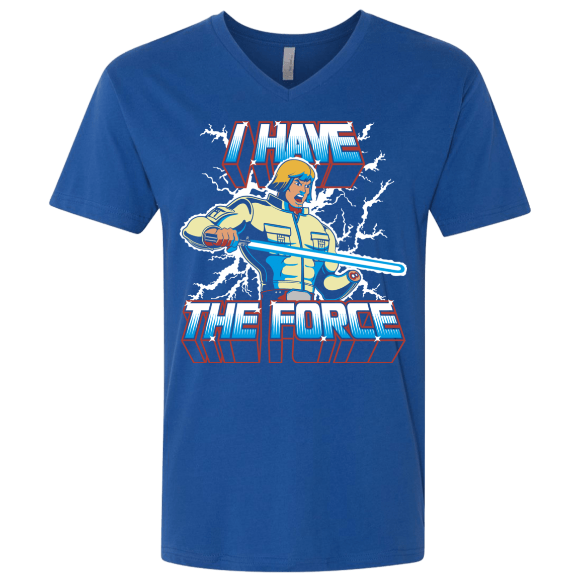 T-Shirts Royal / X-Small I Have the Force Men's Premium V-Neck