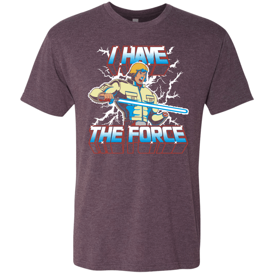 T-Shirts Vintage Purple / S I Have the Force Men's Triblend T-Shirt