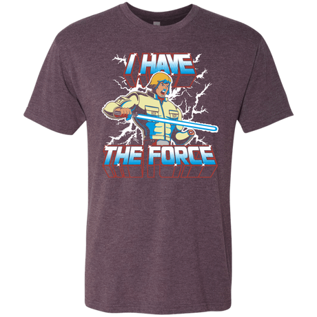 T-Shirts Vintage Purple / S I Have the Force Men's Triblend T-Shirt