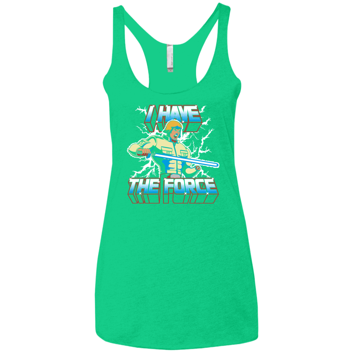 T-Shirts Envy / X-Small I Have the Force Women's Triblend Racerback Tank