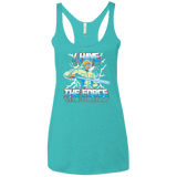 T-Shirts Tahiti Blue / X-Small I Have the Force Women's Triblend Racerback Tank