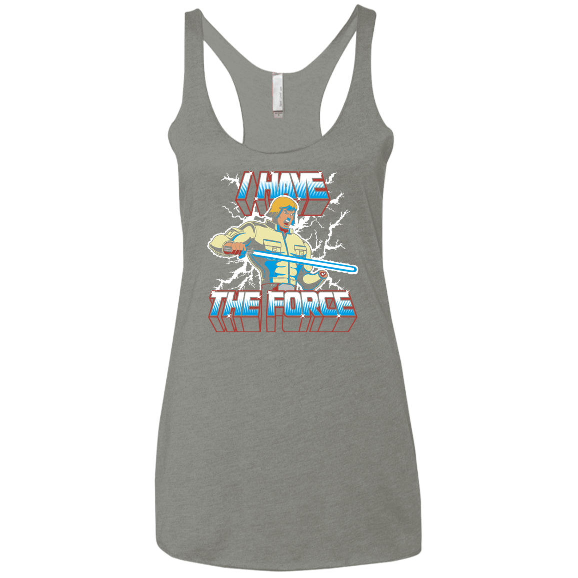 T-Shirts Venetian Grey / X-Small I Have the Force Women's Triblend Racerback Tank