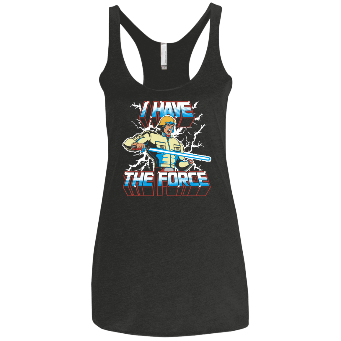 T-Shirts Vintage Black / X-Small I Have the Force Women's Triblend Racerback Tank