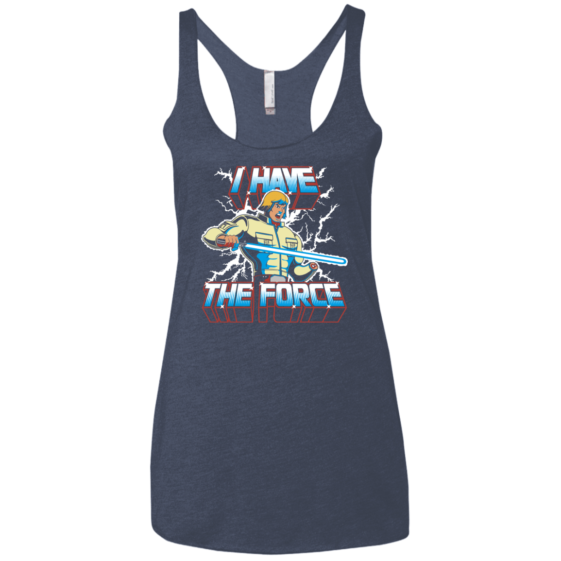 T-Shirts Vintage Navy / X-Small I Have the Force Women's Triblend Racerback Tank