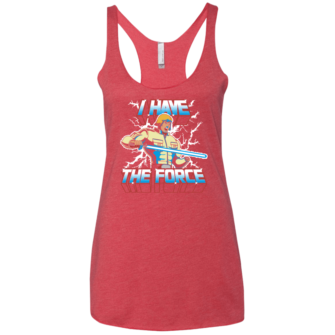 T-Shirts Vintage Red / X-Small I Have the Force Women's Triblend Racerback Tank
