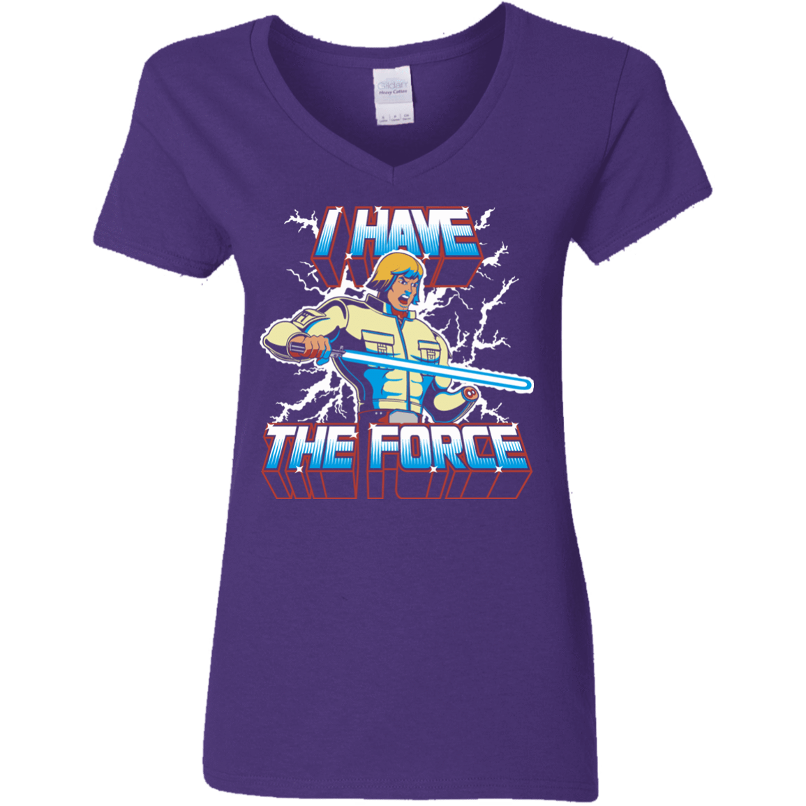 T-Shirts Purple / S I Have the Force Women's V-Neck T-Shirt