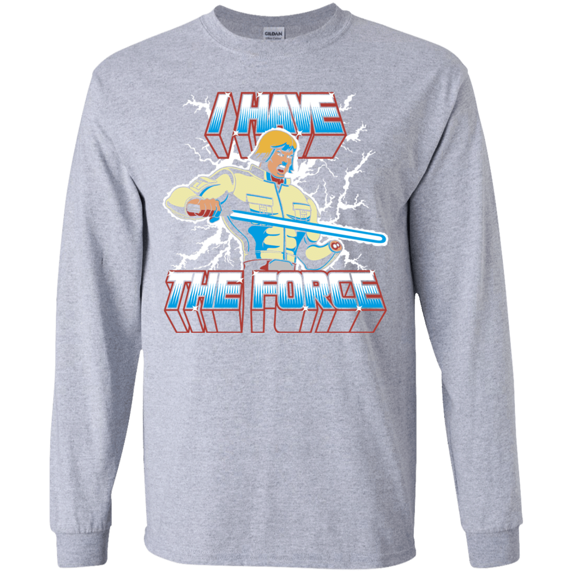 T-Shirts Sport Grey / YS I Have the Force Youth Long Sleeve T-Shirt