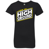 T-Shirts Black / YXS I Have the High Ground Girls Premium T-Shirt