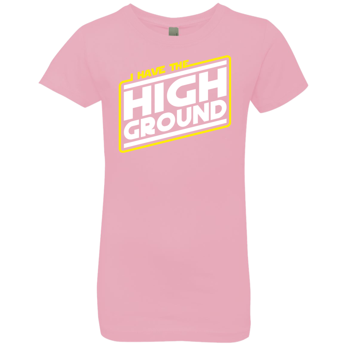 T-Shirts Light Pink / YXS I Have the High Ground Girls Premium T-Shirt