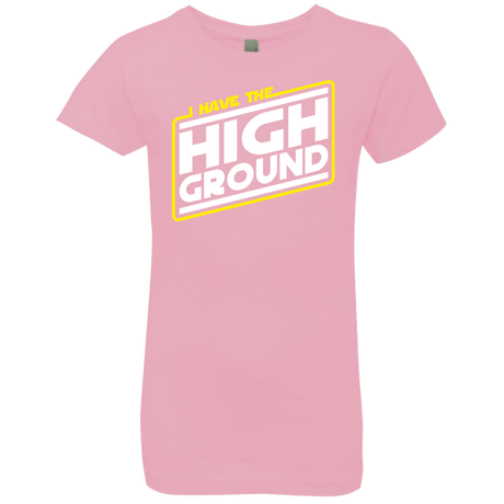 T-Shirts Light Pink / YXS I Have the High Ground Girls Premium T-Shirt