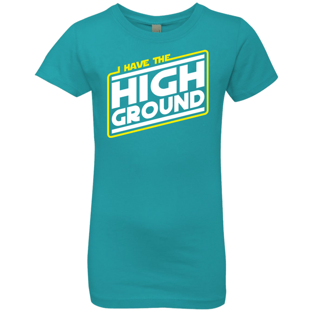 T-Shirts Tahiti Blue / YXS I Have the High Ground Girls Premium T-Shirt