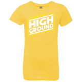 T-Shirts Vibrant Yellow / YXS I Have the High Ground Girls Premium T-Shirt