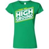 T-Shirts Irish Green / S I Have the High Ground Junior Slimmer-Fit T-Shirt
