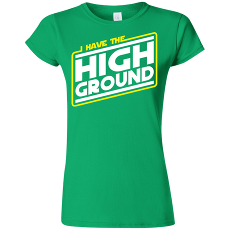 T-Shirts Irish Green / S I Have the High Ground Junior Slimmer-Fit T-Shirt