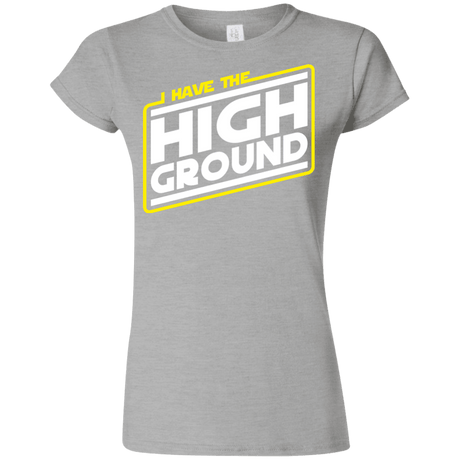 T-Shirts Sport Grey / S I Have the High Ground Junior Slimmer-Fit T-Shirt